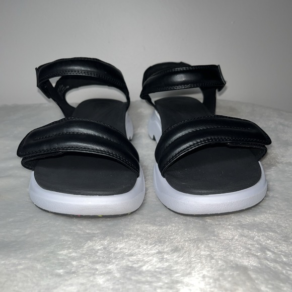 Aetrex Whit Sport Sandals Women's Size 10 Black Wedge Comfort Ankle Strap Shoes - Picture 7 of 16